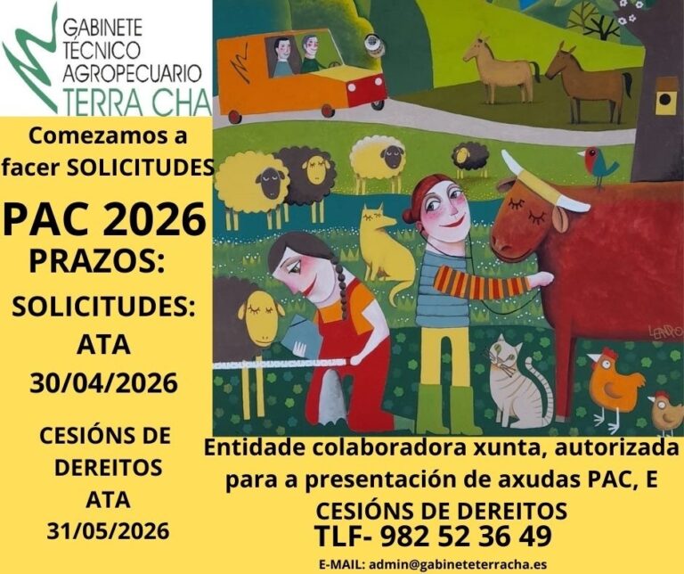 Solicitude Única PAC 2026: Axudas Directas e Desenvolvemento Rural en Galicia